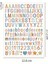 150+ Adet Etiket Sticker - Alfabe Sayı Renkli Su Geçirmez (Okul,laptop,bardak) 5