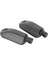 Siyah Metal Motosiklet L 32MM 10MM " Ayak Kazıklar Ayak Mandalları Footrest Pedalı Ön Arka Lastik Ayak Peg Istirahat Için Harley Demir Xl 883 1200 Dyna 3