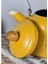 Alev Vintage Demlik Ahşap Saplı Emaye Çaydanlık Kettle 2,5lt Sarı 4
