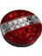 12V STOP LAMBASI YUVARLAK (LEDLİ) (3 FONKSİYONLU) (KIRMIZI-BEYAZ) (140*60 MM) 2