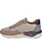 Hakiki Deri Erkek Spor Ayakkabı Sneaker VOY-6705 Bej 3