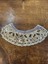 Altın Sarı Payetli Dikiş Aksesuarı Aplike 26X12 cm 3