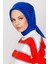Qoza Ipeksi Jakar Eşarp - Saks Mavi 4