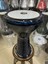 Alüminyum Döküm Mavi-Siyah Çatlak Desenli Darbuka/çömlek Kod 5627 2