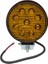 10V-30V ÇALIŞMA LAMBASI 9 X 3W POWER LEDLİ YUVARLAK (115*128 MM) TURUNCU 1