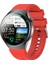 X6 Color One Red 54 mm Akıllı Saat Uyku Şeker Tansiyon Ölçümü Apple Store ve Google Play Store Özel Uygulaması ile Sağlık ve Spor Takibi 1