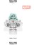Lego Model Emma Frost (The White Queen) Özel Mini Figür Anahtarlık 1
