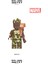Lego Model Groot (Endgame) Özel Mini Figür Anahtarlık 1
