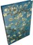 14X20 Van Gogh / Çiçek Açan Badem Ağacı 112 Yp Lastikli Sert Kapak Çizgili Defter 1