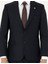Erkek Lacivert Slim Fit Çizgili Takım Elbise 50288211-VR033 6