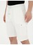 Erkek Ekru Regular Fit Örme Şort 50288263-VR019 6