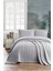 Valentina Çift Kişilik Yatak Örtüsü Gri (3 Parça) 1