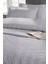 Valentina Çift Kişilik Yatak Örtüsü Gri (3 Parça) 2