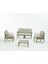 Garda Sofa Set 2+1+1+Sehpa Bej Minderli 1