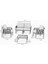 Garda Sofa Set 2+1+1+Sehpa Bej Minderli 2