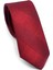 Bordo Kırmızı Verev Desenli Dokuma Kumaş Mendilli Slim Fit Kravat // SDK-250203 1