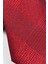 Bordo Kırmızı Verev Desenli Dokuma Kumaş Mendilli Slim Fit Kravat // SDK-250203 3