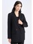 Oversize Geniş Kalıp Ceket Yaka Blazer Ceket C2457AX25SP 4