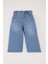 Kız Bebek Wide Leg Geniş Bol Paça Jean Pantolon D7886A525SP 5