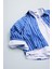 Oversize Geniş Kalıp Çizgili Poplin Uzun Kollu Gömlek E6615AX25SP 7