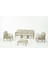 Garda Sofa Set 3+1+1+Sehpa Bej Minderli 1