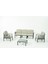 Garda Sofa Set 3+1+1+Sehpa Bej Minderli 1