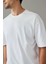 %100 Organik Pamuklu Oversize Basic Erkek T-Shirt 4