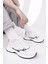 Melody Kadın Kalın Taban Günlük Leopar Desenli Bağcıklı Sneaker Spor Ayakkabı 5