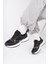 Melody Kadın Kalın Taban Günlük Leopar Desenli Bağcıklı Sneaker Spor Ayakkabı 5