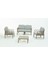 Garda Sofa Set 2+1+1+Sehpa Gri Minderli 1