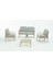 Garda Sofa Set 2+1+1+Sehpa Gri Minderli 1