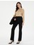 Kadın Siyah Flare Fit Kumaş Pantolon 50290397-Vr046 1