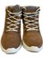 Kadın Bot 14541 17J Jacalu Letaher Upper And Ppu Sole Cognac 5