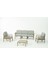 Garda Sofa Set 3+1+1+Sehpa Gri Minderli 1