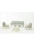 Garda Sofa Set 3+1+1+Sehpa Gri Minderli 1