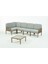 Garda Sofa Set L Köşe + Sehpa Gri Minderli 1