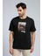 Faina Erkek O Yaka T-Shirt Siyah 2