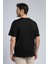 Faina Erkek O Yaka T-Shirt Siyah 3