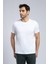 Baselo Erkek O Yaka T-Shirt Beyaz 2