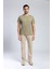Conroy Erkek O Yaka T-Shirt Haki 1