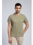 Conroy Erkek O Yaka T-Shirt Haki 2
