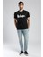 Londonlogo Erkek O Yaka T-Shirt Siyah 1