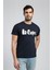 Londonlogo Erkek O Yaka T-Shirt Lacivert 2