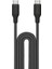1-Link Usb-C - Usb-C (3,0m / Destek 100W) Örgülü (Siyah) 1