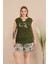 Büyük Beden Şort Pijama Takımı 1