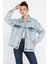 Kadın Oversize Jean Kot Ceket 2