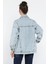 Kadın Oversize Jean Kot Ceket 3