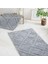 Home Elly Tafting 2 Li Banyo Paspası 60 x 100-50 x 60 cm -Antrasit 2