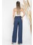 Kadın Bel Lastikli Bol Paça Pantolon P-00012454 3