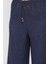 Kadın Bel Lastikli Bol Paça Pantolon P-00012454 4